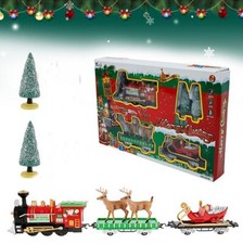 X Train De Noël Électrique 15 Pièces Avec Musique Lumière Et Mouvement 80CM SAR