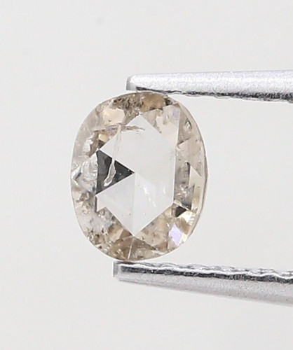 17tcw oval champagne diamant - oval,