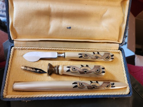 Necessaire ecriture art deco - ecriture,