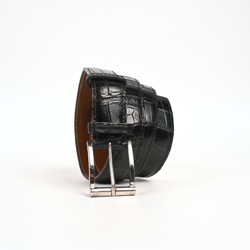Weston crocodile belt - crocodile,