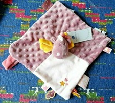 FN/ DOUDOU PLAT NOUKIES DRAGON VICTORIA ROSE BLANC ORANGE ETOILE NEUF 