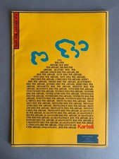 Catalogue Kartell 1982 (Anna