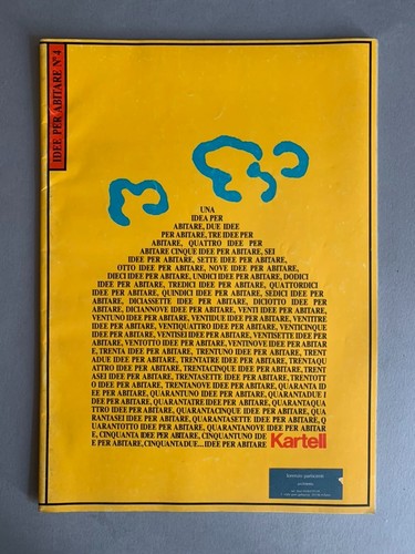 Catalogue kartell 1982 anna - kartell,