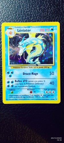 Carte pokémon holo léviator - pokémon,