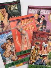 La Vie Amoureuse Mata Hari… 5 Magazines Récits Complets Femmes 1958. Bel État !