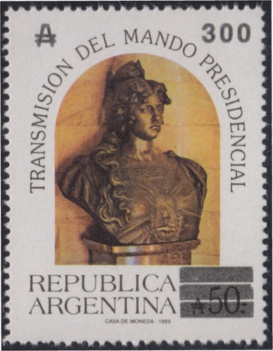Argentine 1684 1989 buste - 1989,
