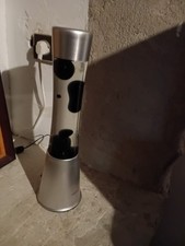 lampe lave bulle noire h.40cm