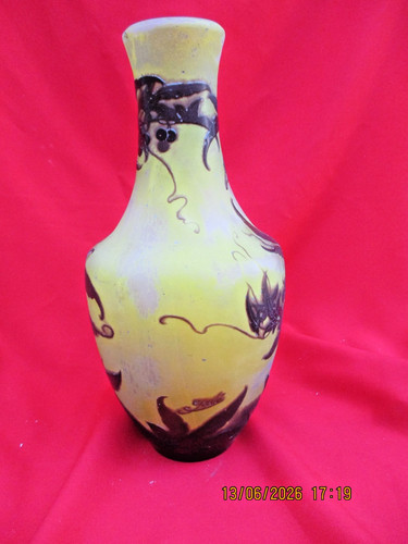 Vase gallé authentique - vase, à