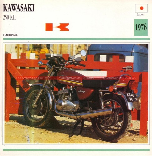 Kawasaki 250 1976 fiche - kawasaki,