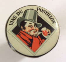 Bouchon capsule ancien  : vins du postillon (1) - métal et liège