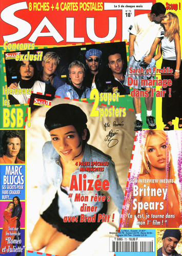Magazine salut alizee - magazine,