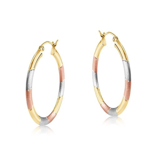 Boucles oreilles créoles en - créoles,
