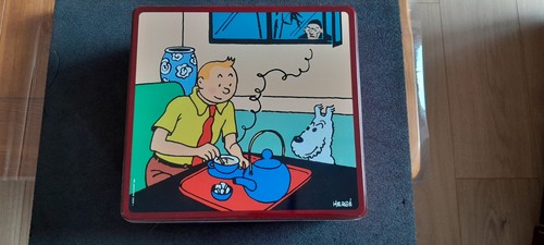 Boite tintin biscuit delacre - biscuit,