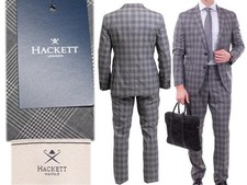 Costume homme HACKETT 48 EU/ 38 US/38 UK tissu italien HA05 T3P