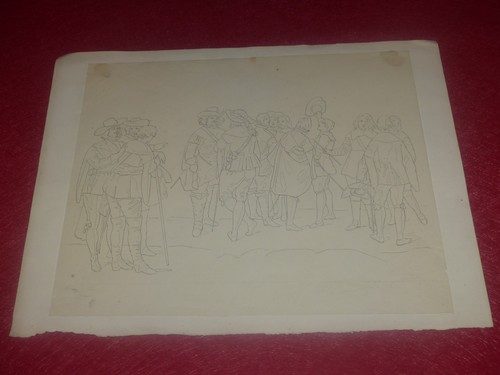 Dessin original sur calque - sur,