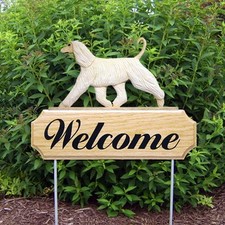 Panneau De Bienvenue En Bois