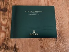 Manuel Brochure ROLEX Oyster