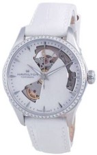 Hamilton Jazzmaster Coeur Ouvert Leather Automatique H32205890 Montre Femme