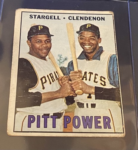1967 topps pitt power - power, willie