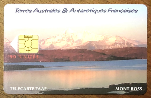 Taaf mont ross télécarte - le,