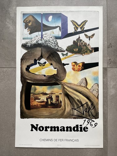 Affiche ancienne salvador dali - ancienne,