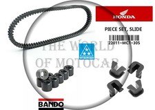 Set Courroie Mitsuboshi Rouleaux Bando Curseurs Honda Argent Wing 400 2006 2007