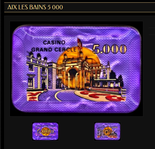 Plaque casino grand - casino, cercle