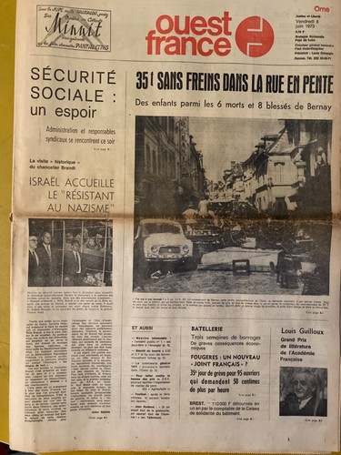Ouest france juin 73 - 8,