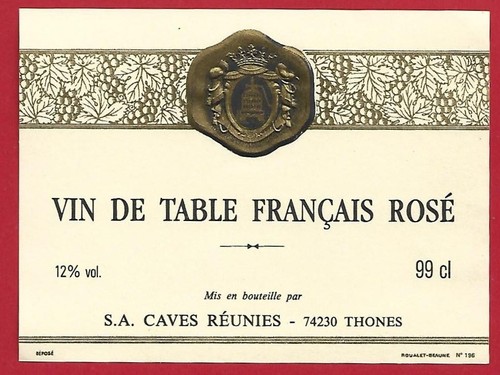 116 etiquette vin table - 116-27,