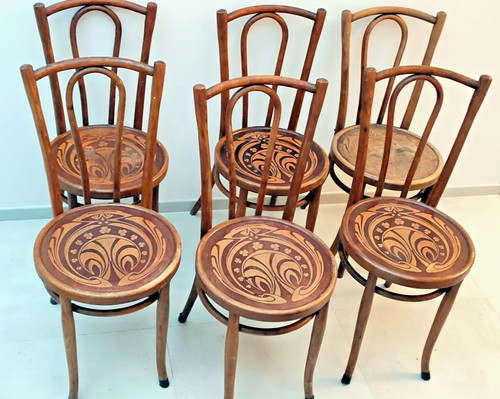 Chaises bistrot hetre - de,