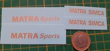 decals decalcomanie matra