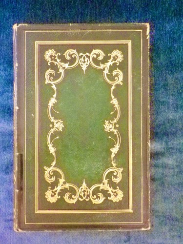 Livre ancien relié cuir vert
