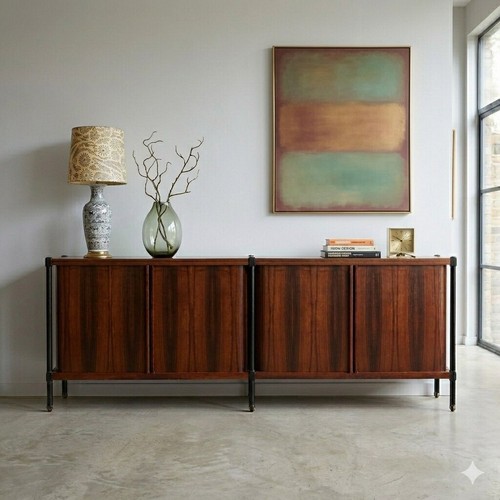 Buffet vintage plaqué bois - vintage,