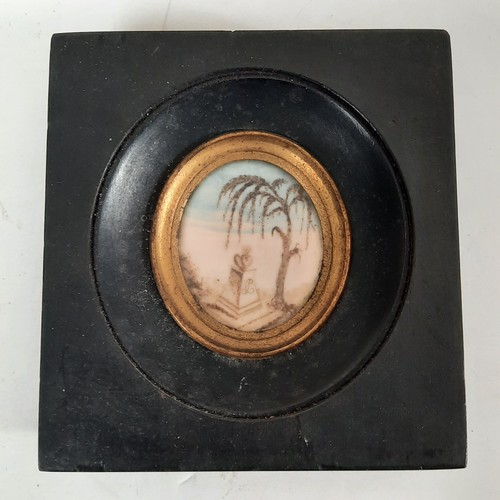 Miniature peinture deuil - miniature, de