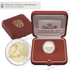 PREVENTE COFFRET BE PROOF 2 EURO 2025 MONACO  COMMEMORATIVE MARQUISAT DES BAUX