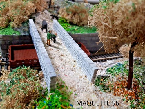Pont piétonnier imitation - piétonnier,