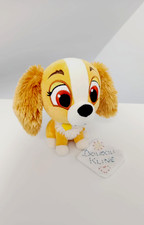 Peluche/Doudou Lady La Belle Et Le Clochard Beige Marron 17cm - Disney Carrefour