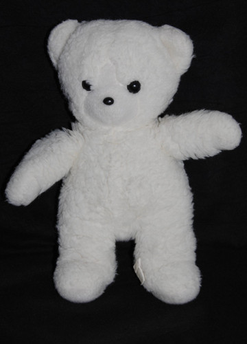 Peluche doudou ours - 🐻, blanc
