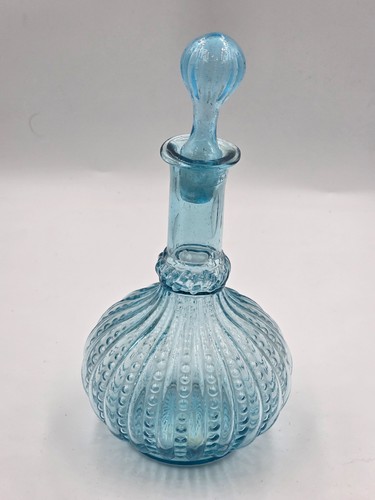 Carafe verre bleu - carafe,