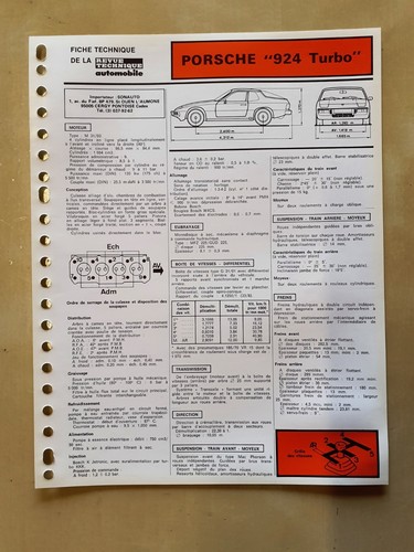 Fiche technique automobile - technique,