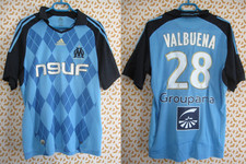 Maillot Olympique Marseille 2008 Adidas shirt Valbuena #28 OM Neuf Telecom - L