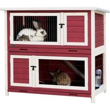 Clapier 2 étages, pour rongeurs, lapins
