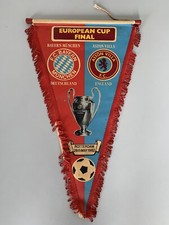 Bayern munchen Aston Villa coupe d'Europe 1982 fanion pennant Munich football