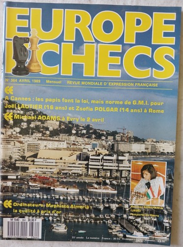 Revue europe echecs - revue,