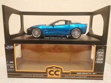 JADA - 1:18 E - CHEVROLET CORVETTE C6 "ZR1" - AN. 2009 - BLEU/NOIR - REF. 96363