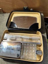 (n2) Malette valise Trousse de voyage nécessaire toilette ancien vintage ann 50