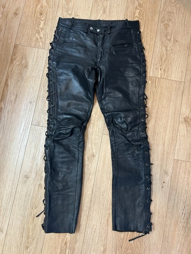 Pantalon cuir moto - moto, en