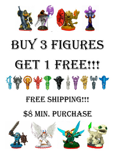 Skylanders trap team figures - team,