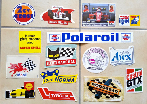Lot autocollants shell - lot,