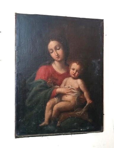 Peinture ancienne huile - huile, sur